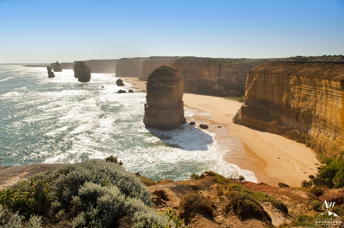 Twelve Apostles famous landmark along the Great Ocean Road Australia